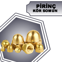 Pirinç Kör (Kapalı) Somun