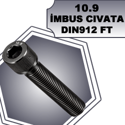 İMBUS CIVATA DIN912 10.9 KALİTE TAM DİŞ
