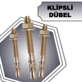KLİPSLİ ÇELİK DÜBEL