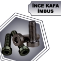 DIN7984 İNCE (DAR) KAFA İMBUS 8.8 Kalite