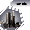 DIN933 ALTIKÖŞE BAŞLI CİVATA TAM DİŞ