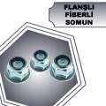 DIN6926 FLANŞLI FİBERLİ SOMUN