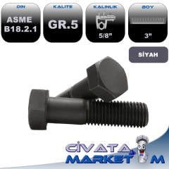 5/8 X 3 ANAHTAR BAŞ İNCH CİVATA GR.5