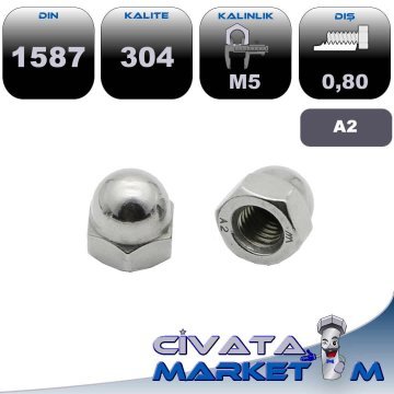 M5 ŞAPKALI SOMUN A2 DIN1587