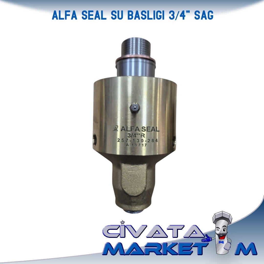 3/4'' SU BAŞLIĞI (Rotary Joint) SAĞ DİŞ - ALFA SEAL