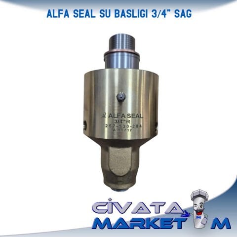 3/4'' SU BAŞLIĞI (Rotary Joint) SAĞ DİŞ - ALFA SEAL