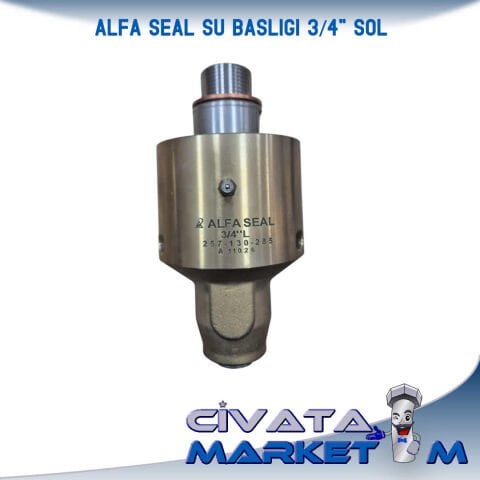 3/4'' SU BAŞLIĞI (Rotary Joint) SOL DİŞ - ALFA SEAL