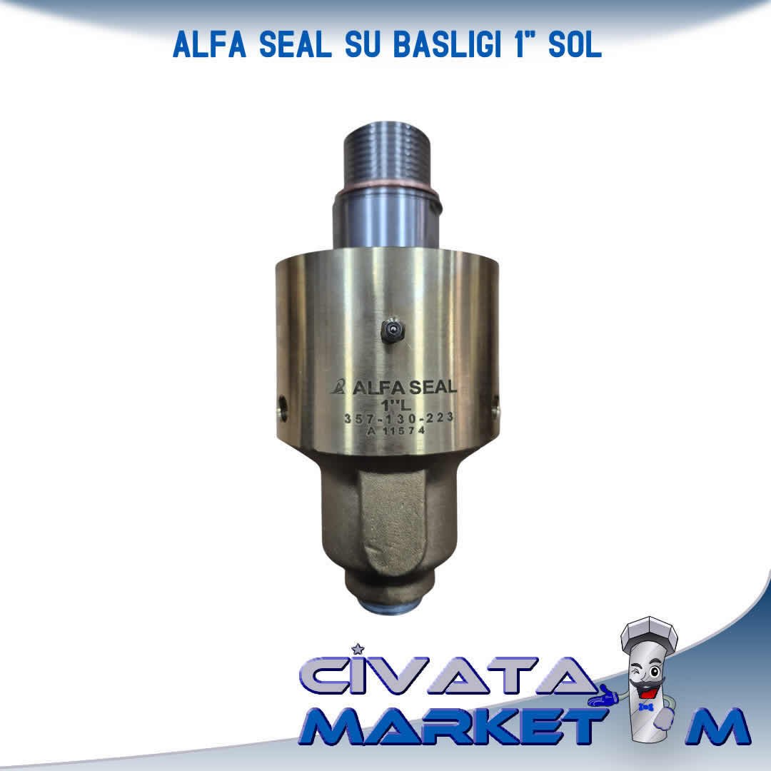 1'' SU BAŞLIĞI (Rotary Joint) SOL DİŞ - ALFA SEAL
