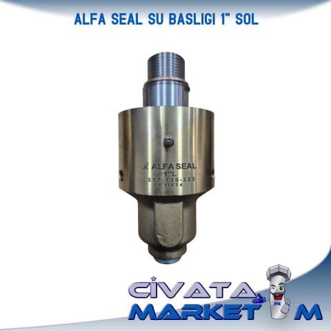 1'' SU BAŞLIĞI (Rotary Joint) SOL DİŞ - ALFA SEAL