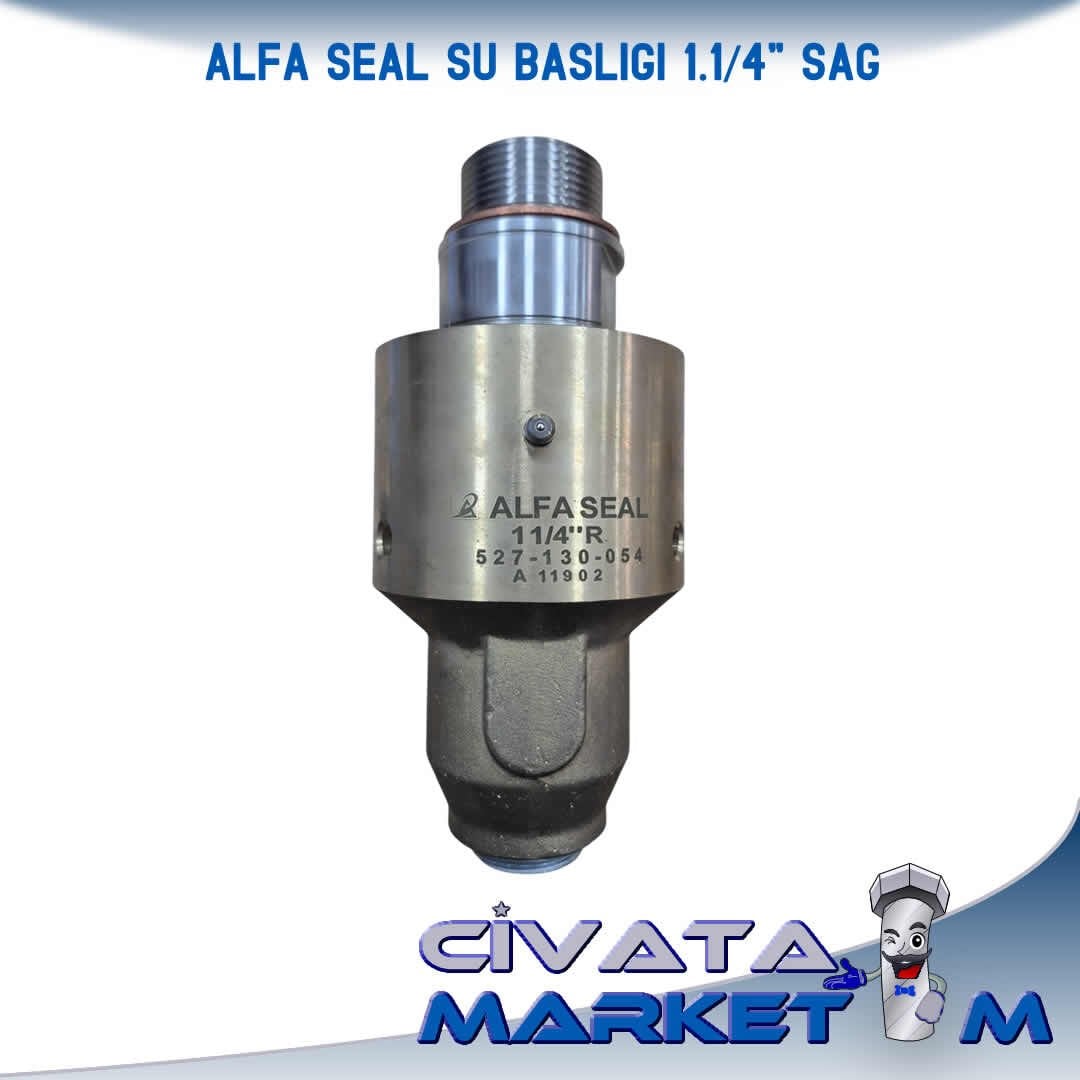 1.1/4'' SU BAŞLIĞI (Rotary Joint) SAĞ DİŞ - ALFA SEAL