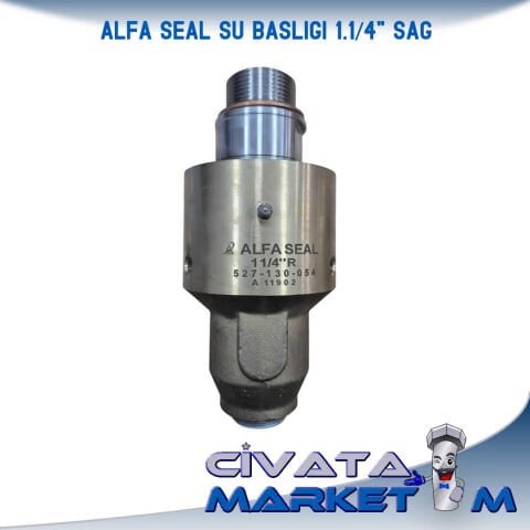 1.1/4'' SU BAŞLIĞI (Rotary Joint) SAĞ DİŞ - ALFA SEAL