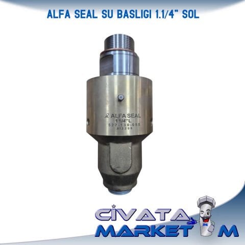 1.1/4'' SU BAŞLIĞI (Rotary Joint) SOL DİŞ - ALFA SEAL