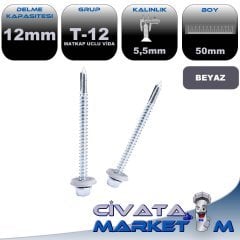 5,5x50 TRAPEZ VİDA T-12 MUV BYZ
