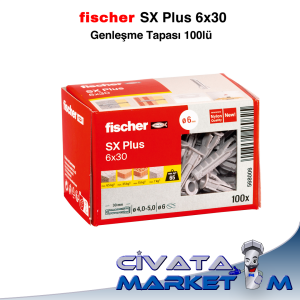 fischer Plastik Dübel SX Plus 6x30 - 100lü
