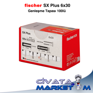 fischer Plastik Dübel SX Plus 6x30 - 100lü