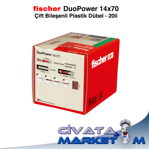 fischer DuoPower 14x70 Çift Bileşenli Dübel - 20li