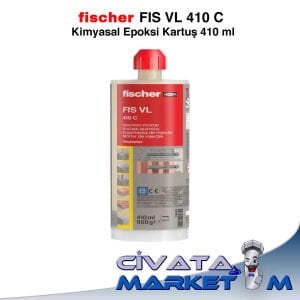 FISCHER FIS VL 410 C Kimyasal Epoksi Kartuş 410 ml - 15 Adet (KASALI)