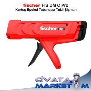 FISCHER FIS DM C Pro Kartuş Epoksi Tabancası Tekli Şişman Epoksiler için