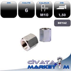 M10 TAKVİYELİ SOMUN GALV. DIN 6330 CL.6