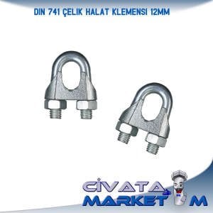 HALAT KLEMENSİ GALVANİZLİ 12MM