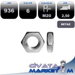 M20 KONTRA SOMUN GALV. DIN936