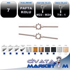 PAFTA KOLU   560,0   /  M 22 - M 24            7/8 - 1