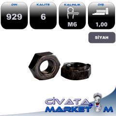M6 ALTI KÖŞE KAYNAK SOMUN DIN929 CL.6