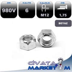 M12 SIKMALI SOMUN GALV. DIN980V CL.6