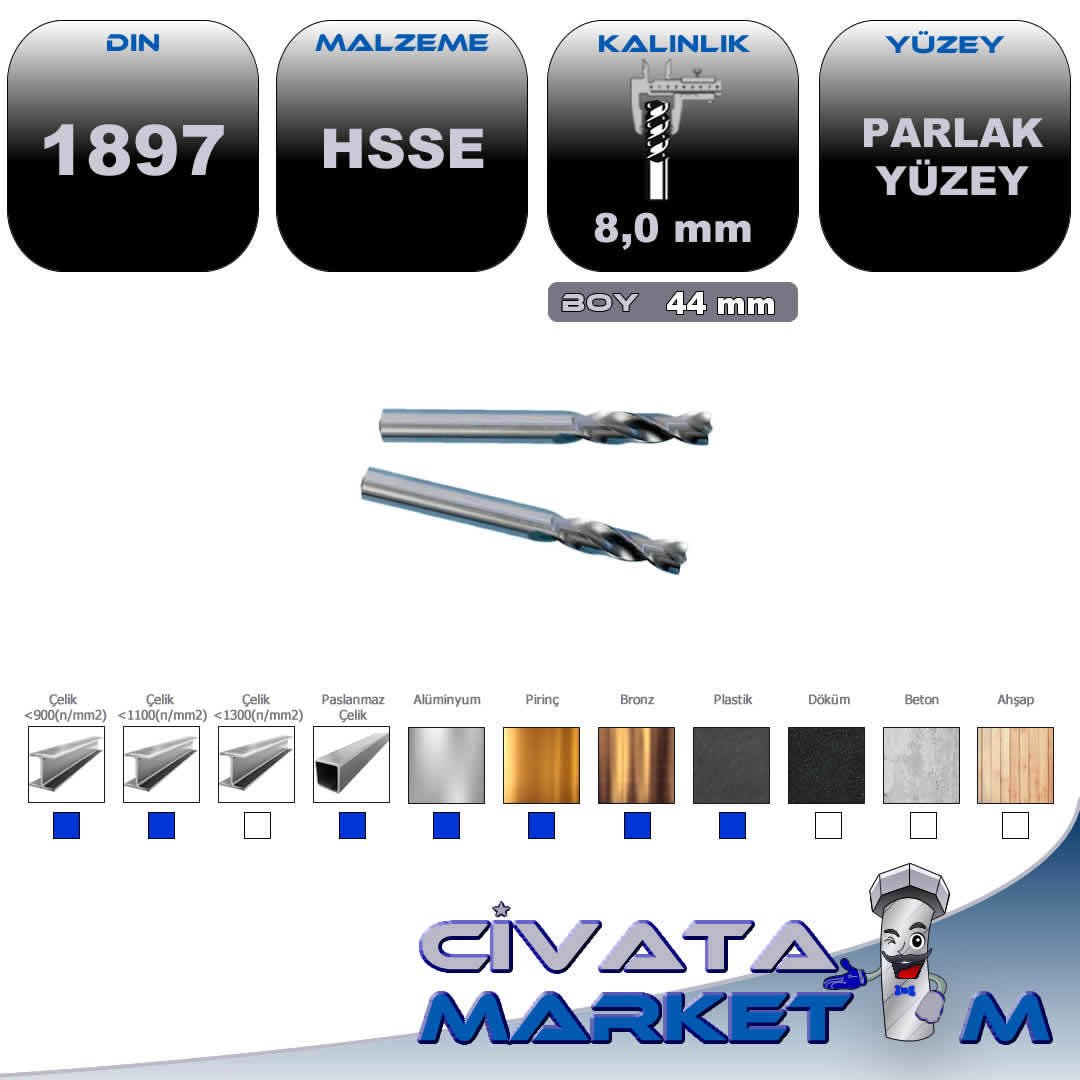 PHANTOM HSS-E PUNTA MATKABI 8X44