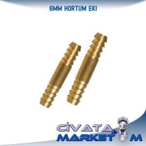 6 MM HORTUM EKİ (PİRİNÇ)