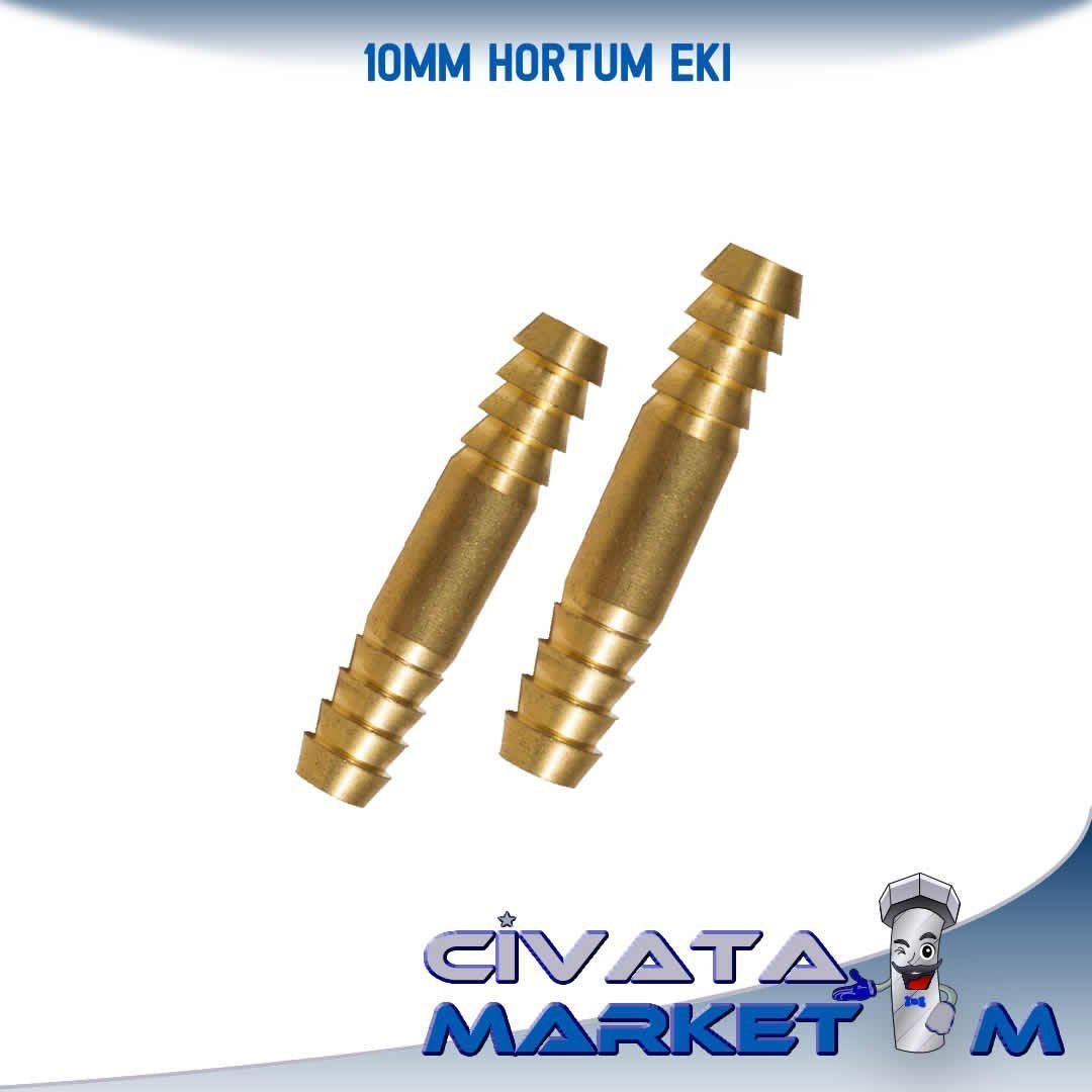 10 MM HORTUM EKİ (PİRİNÇ)