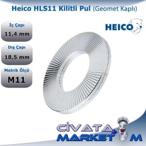 Heico Kilitli Pul HLS-M11 (Geomet Kaplı)