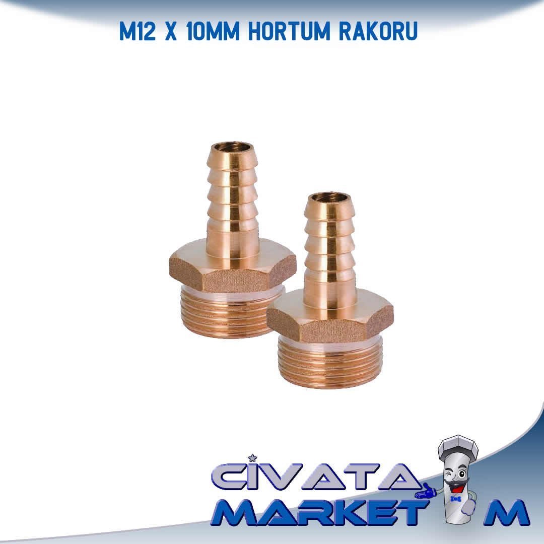 12X10 METRİK HORTUM RAKORU (PİRİNÇ)