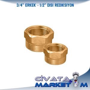 3/4-1/2 REDÜKSİYON (PİRİNÇ)