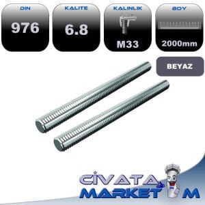 M33x2000 GİJON BEYAZ 6.8