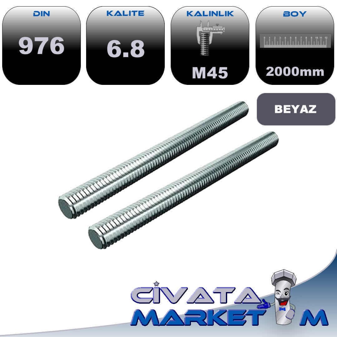 M45x2000 GİJON BEYAZ 6.8