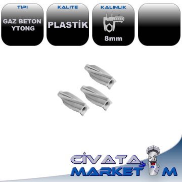 8MM GAZ BETON YTONG DÜBELİ