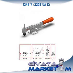 1244 Y (2225 UA K) KİLİTLİ HIZLI YATAY BAĞLANTI Y SERİSİ