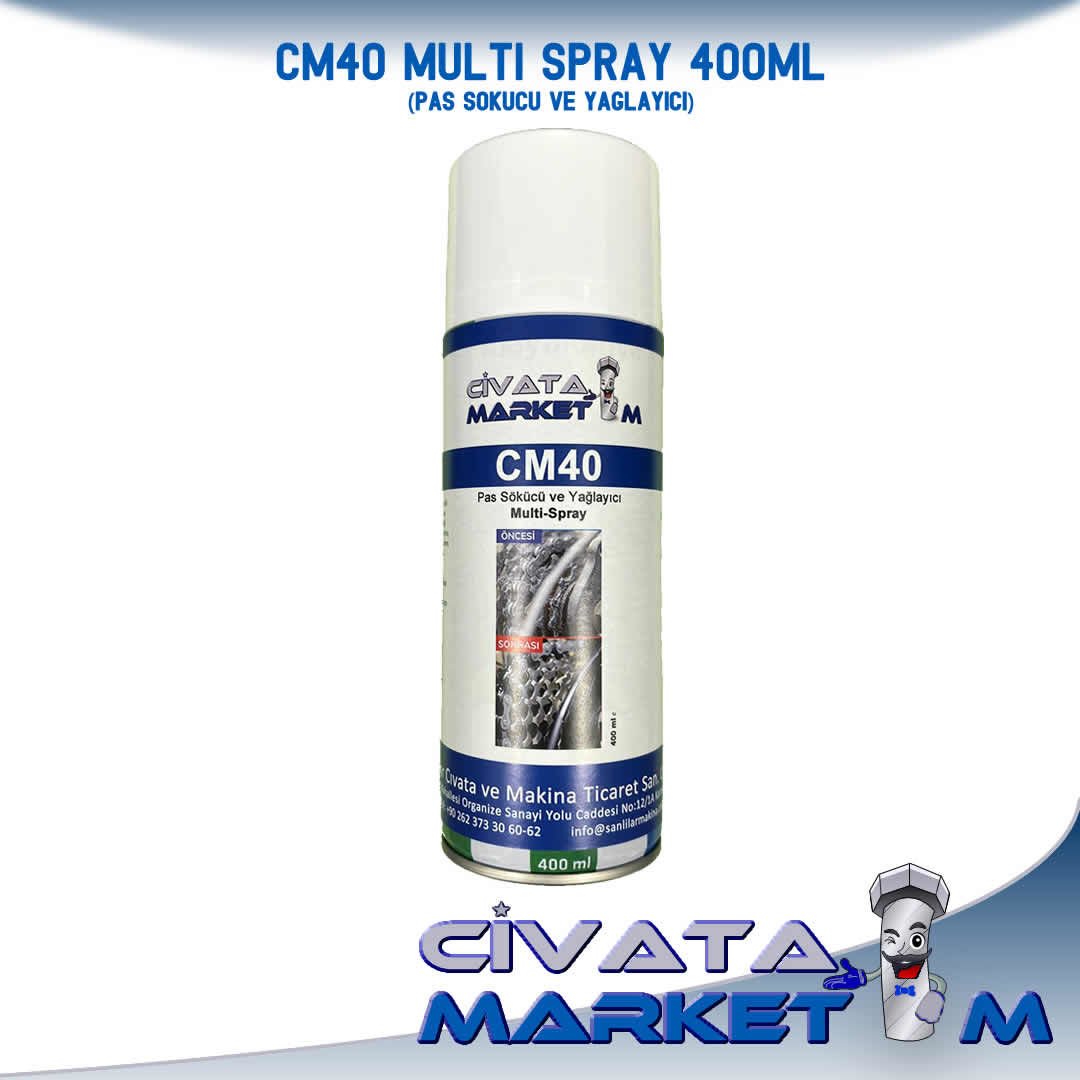 CM-40 Yağlayıcı ve Pas Sökücü - 400ML
