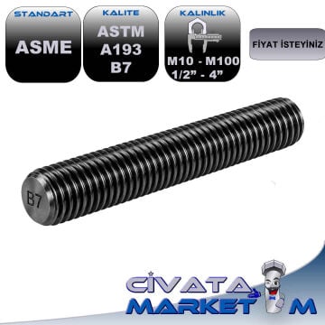 ASTM A193 Grade B7 Saplama