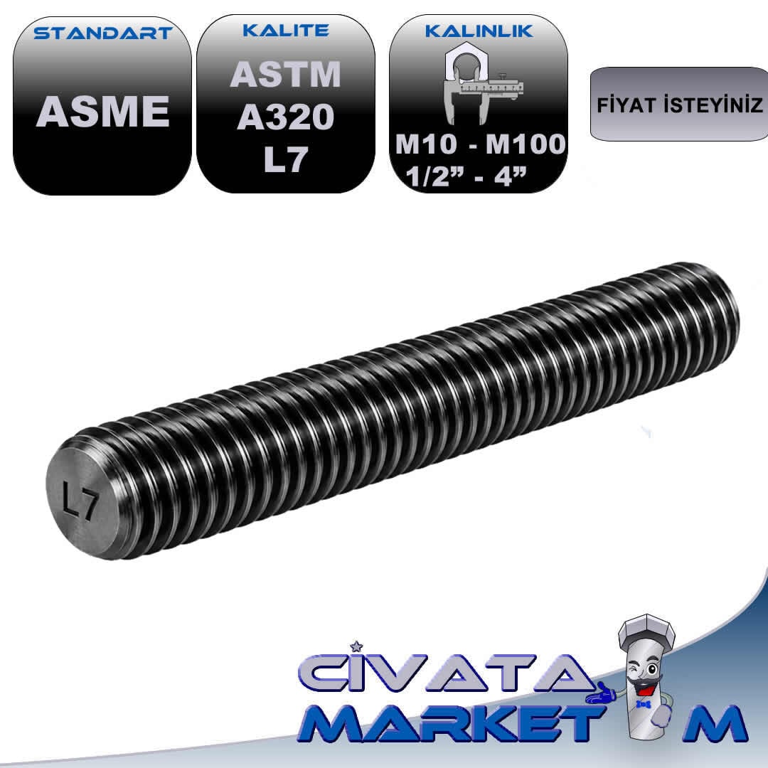 ASTM A320 Grade L7 Saplama