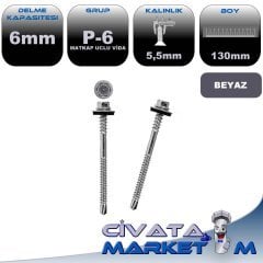 5,5x130 PANEL VİDASI BYZ P6