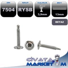 3,9x13 RYSB MATKAP UCLU VİDA DIN7504 BYZ