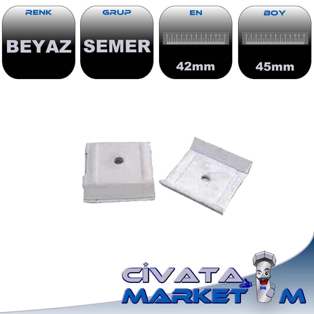 42x45 BEYAZ SEMER