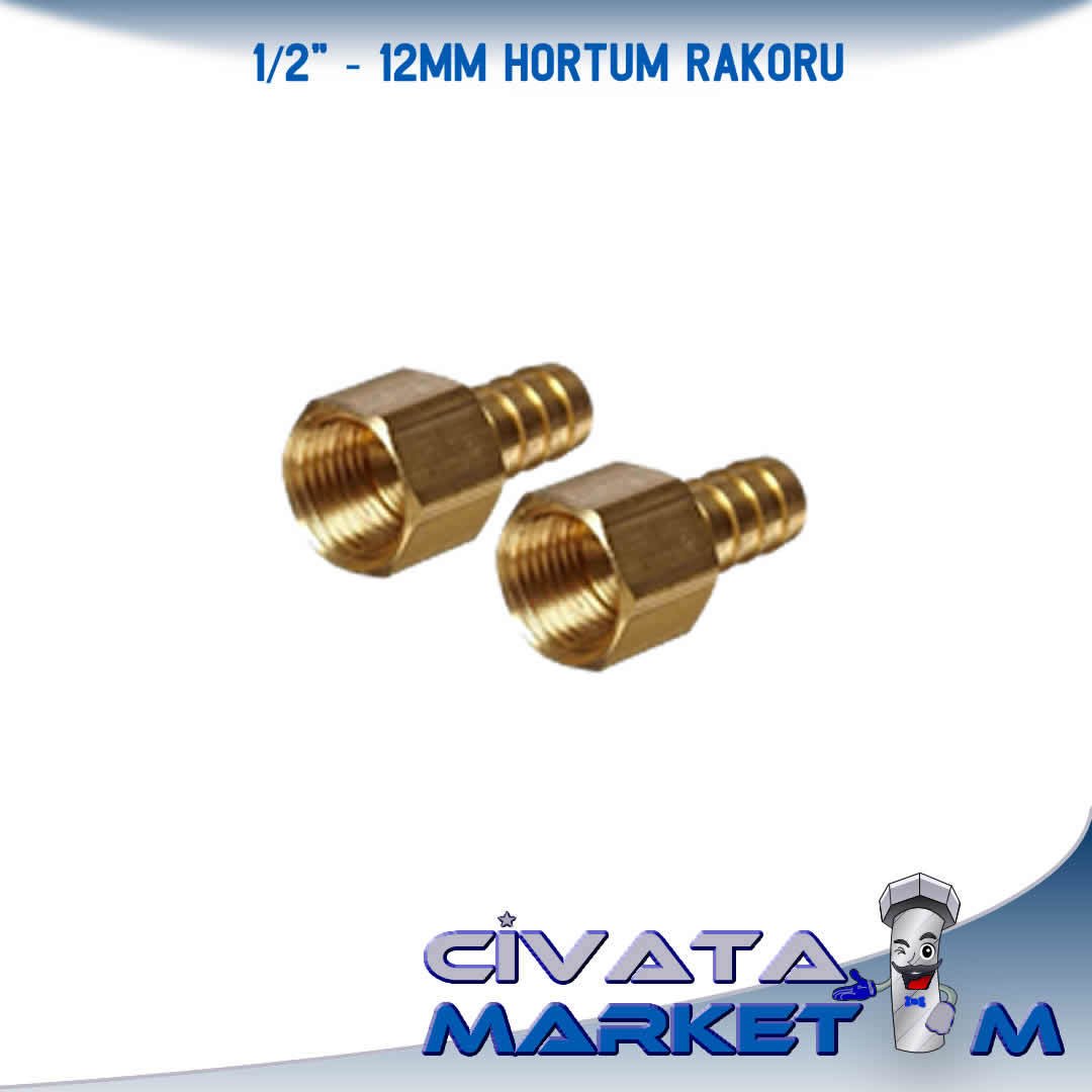 1/2 12MM  DİŞİ HORTUM REKORU (PİRİNÇ)